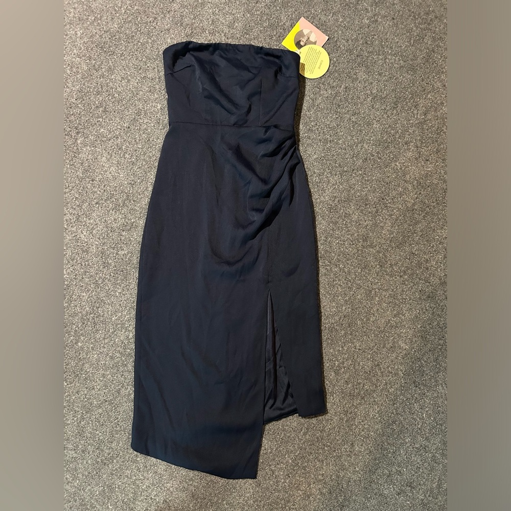 Cushnie NWT dark blue women’s dress size 0